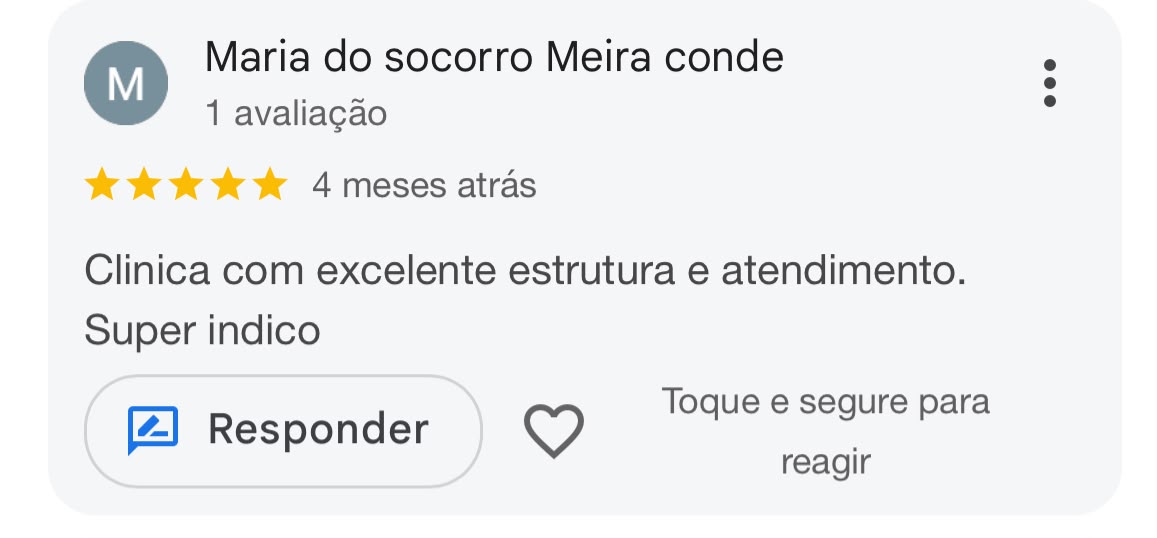 Avaliação de paciente 6